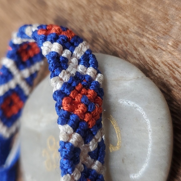 B2726 native Afghan woven bracelet - Picture 3 of 3